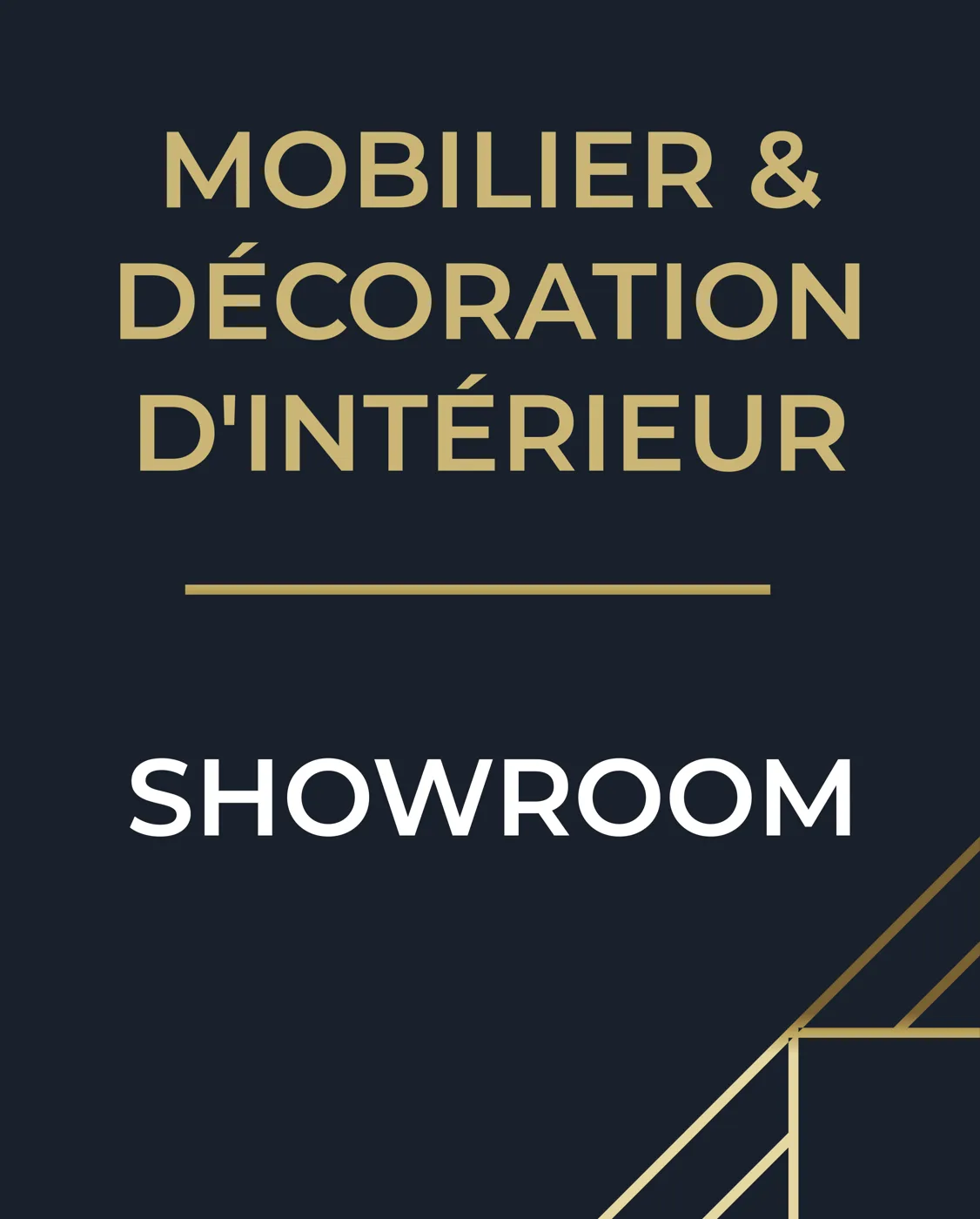 Adhésifs de vitrine, Mag Meuble